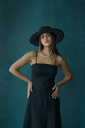 Lily Linen Dress | Black