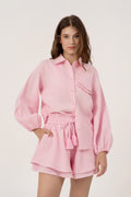 Victoria Linen Set | Pink