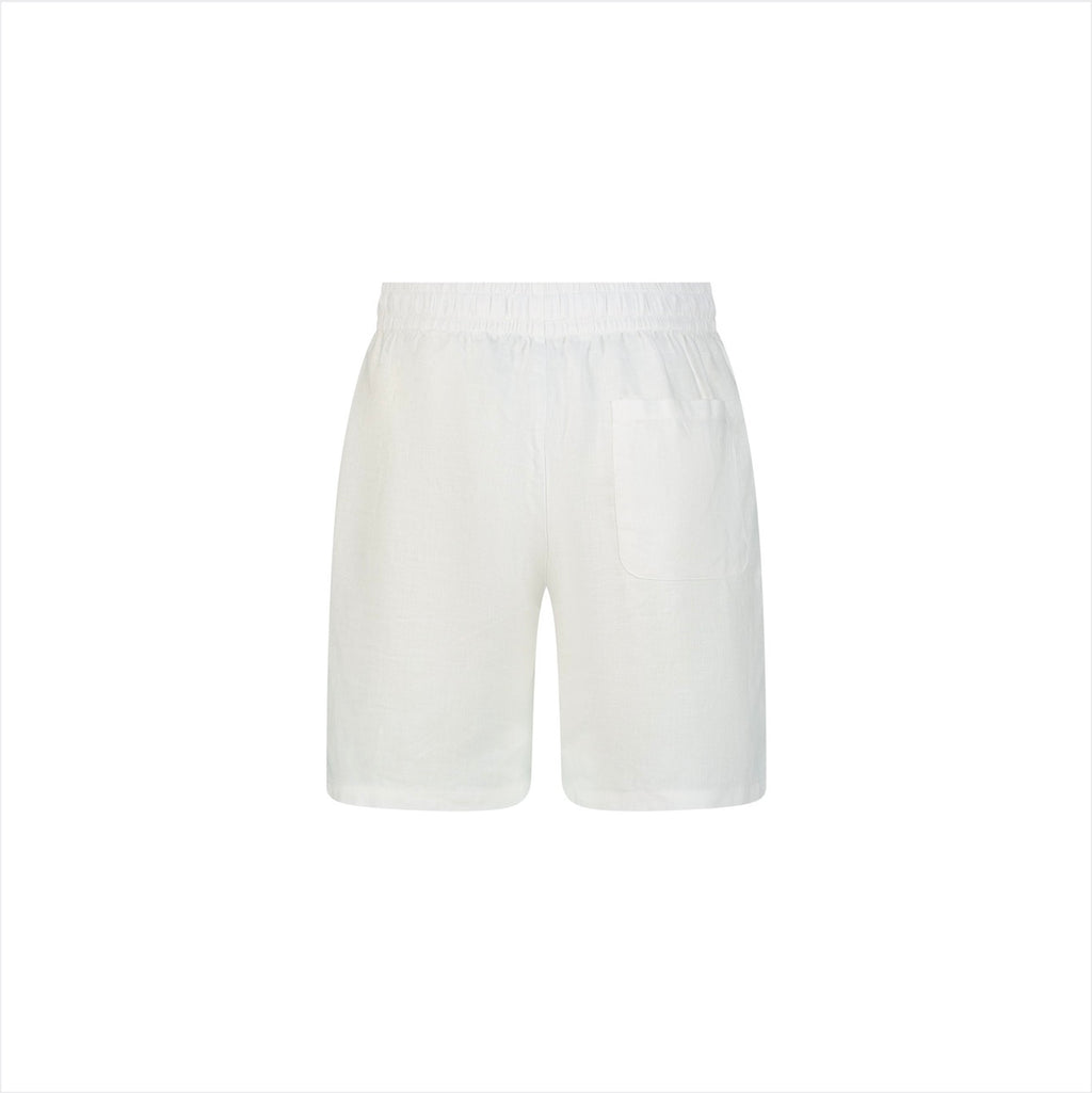 Liam Linen Shorts | White