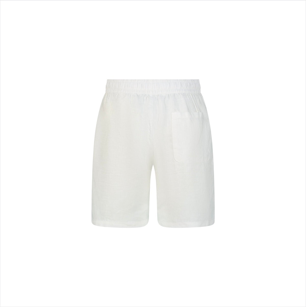 Liam Linen Shorts | White
