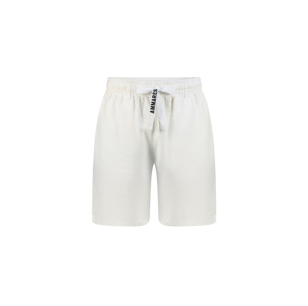 Liam Linen Shorts | White