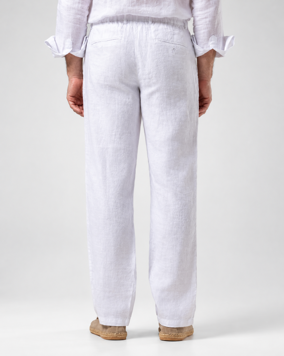 Linen Trousers | White